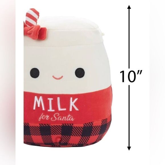 Squishmallows 10" Alten The Milk for Santa Official Kellytoy Christmas Plush - Picture 5 of 7